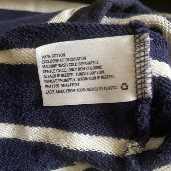 Vineyard Vines for Target striped cotton 1/4 zip - Picture 5 of 6